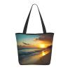 MELPHI Beach Printed Fashionable Large Handbag And Shoulder Bag, Suitable For Various Daily Use view 3