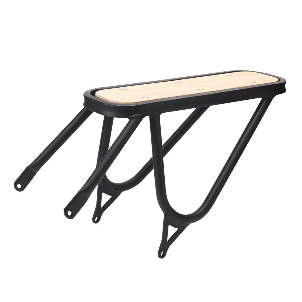 FD FREEDARE Electric Bike Rear Rack with Wooden Panels for Eden Saiga