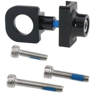 AYLIFU 1 PCS Bicycle Chain Tensioner Aluminum Alloy Chain Tensioner Single Speed Bike Chain Tensioner for BMX Fixie Bike Single Speed Bike (Black)
