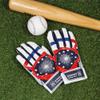 J&S Sporting Spider Grip Baseball Softball Batting Gloves for Mens and Kids (American Flag, Small) view 4