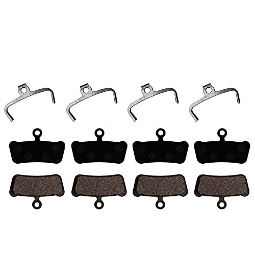 4 Pairs Resin/Ceramic/All Metal Bike Disc Brake Pads/Fit for SRAM Guide RSC/RS/R Avid XO E7 E9 Trail MTB Hydraulic Brake Pad (Color : 4 Resin)