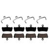 4 Pairs Resin/Ceramic/All Metal Bike Disc Brake Pads/Fit for SRAM Guide RSC/RS/R Avid XO E7 E9 Trail MTB Hydraulic Brake Pad (Color : 4 Resin) view 1