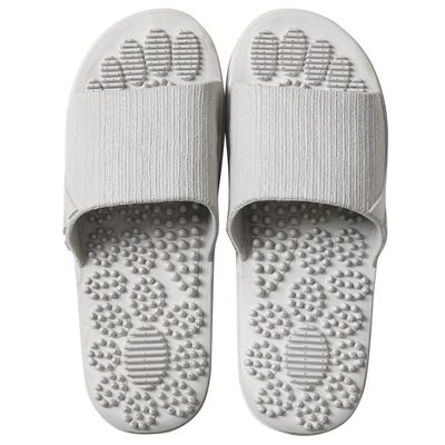 LUXRUB Plantar Fasciitis Massage Slippers Men Women Foot Pain Relief Massage Sandals Acupuncture Shower Shoes Promoting Blood Circulation Relaxation Gifts For Parents (Color : Gray, Size : 8.5/9)