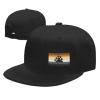 Adjustable Bear Pride Paw Hat Adult Casual Flat Bill Baseball Cap Trucker Caps for Sports Outdoor55 Black view 1