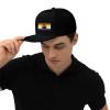 Adjustable Bear Pride Paw Hat Adult Casual Flat Bill Baseball Cap Trucker Caps for Sports Outdoor55 Black view 2