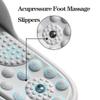 LUXRUB Foot Reflexology & Acupressure Massage Slippers Men Women Deep Tissue Foot Massager Plantar Fasciitis Pain Relief Massage Sandals Home Shock Absorbing Shower Shoes (Color : Blue, Size : 7.5/8) view 2