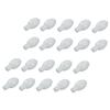 BESPORTBLE 100pcs Luminous Glow Fishing Beads Night Light Accessories for Enhanced Bait Visibility Lightweight Night Fishing