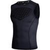 COOLOMG Adult Baseball Chest Protector Padded Shirt Heart Guard Sternum Protection for Football Lacrosse and Goalies Black S view 1