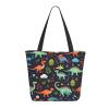 MELPHI Cartoon Dinosaur Printed Fashionable Large Handbag And Shoulder Bag, Suitable For Various Daily Use view 1