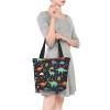 MELPHI Cartoon Dinosaur Printed Fashionable Large Handbag And Shoulder Bag, Suitable For Various Daily Use view 2