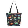 MELPHI Cartoon Dinosaur Printed Fashionable Large Handbag And Shoulder Bag, Suitable For Various Daily Use view 4