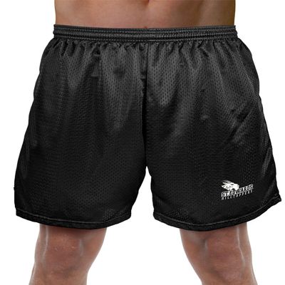 St. Edwards University Primary Logo Men's Adult Athletic Gym Shorts 7" Inseam, Black, Medium