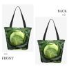 MELPHI Cabbage Printed Fashionable Large Handbag And Shoulder Bag, Suitable For Various Daily Use view 2