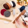 PH PandaHall 38 Yards Cotton Webbing 1 Inch Polyester Cotton Webbing Straps 10 Colors Bag Handles Belt for Tote Bag Purse Strap Cloth Belt Making Outdoor Supplies DIY Crafts view 3
