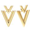 HZV Gold Earring Jackets set 925 silver sterling post & Ear blockage Perfect Holiday Gift view 1