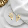 HZV Gold Earring Jackets set 925 silver sterling post & Ear blockage Perfect Holiday Gift view 2