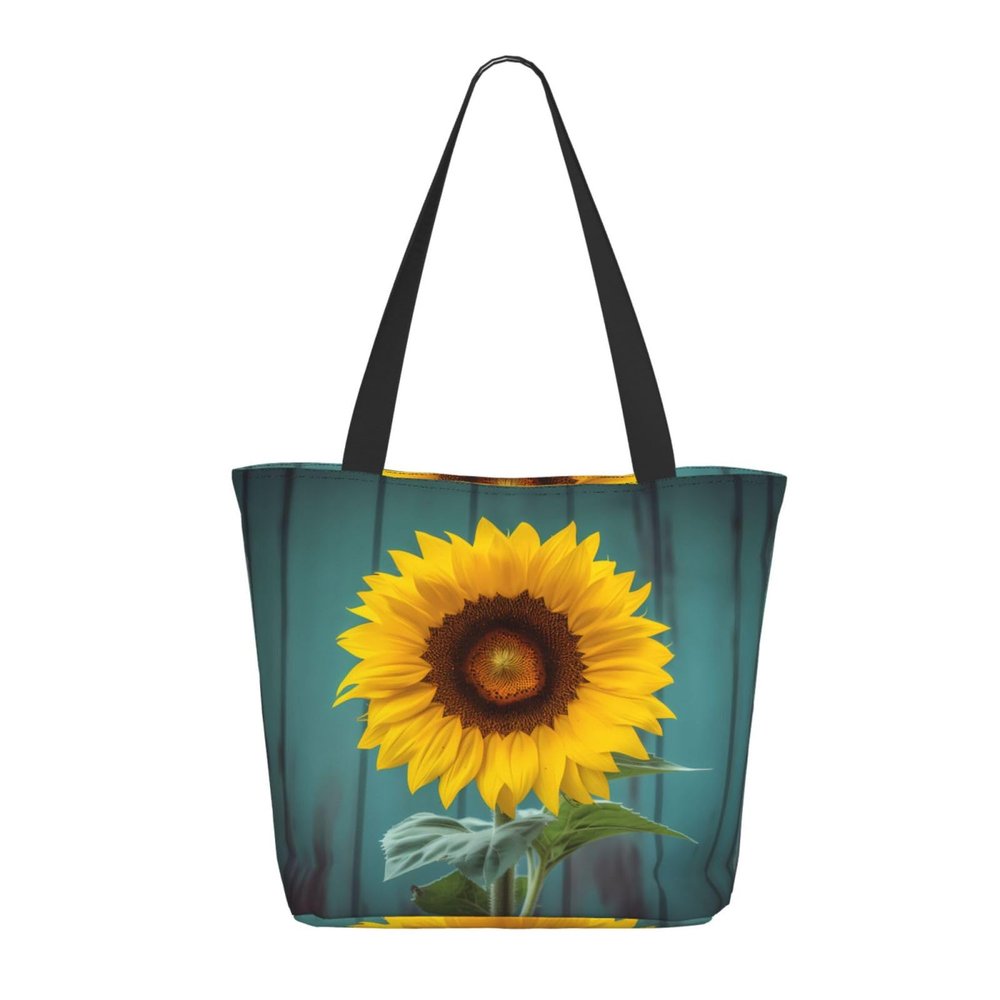 MELPHI Sunflower Printed Fashionable Large Handbag And Shoulder Bag, Suitable For Various Daily Use