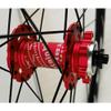 LSRRYD Wheel Set 700C Thru Axle Road Bike Wheelset Disc Brake 8 9 10 11 12 Speed Cassette Bearing Hubs 24H 30MM Aluminum Alloy Rims (Color : Black-Red, Size : Thru Axle A) view 4
