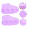 SUPVOX 3pairs Rainproof Shoe Covers Wear Resistant Unisex Footwear Protector for Adults Boys and Girls s for Outdoor Activities Travel view 2