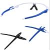 MYCOURAG 2 Pairs Replacement Temples Arms Legs Compatible with Oakley Radar EV Path/Pitch/Advancer Sunglasses-White - Black&Blue view 1
