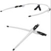 MYCOURAG Replacement Temples Arms Legs Compatible with Oakley Radar EV Path/Pitch/Advancer Sunglasses-Black - White view 1