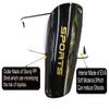 Soccer Shin Guards for Kid Youth Teen Adult - Shin Guards Sleeves with Inserted Pocket Cushion Protection Reduce Shocks and Injuries for TeamSports (Black, Small) view 2
