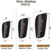 Soccer Shin Guards for Kid Youth Teen Adult - Shin Guards Sleeves with Inserted Pocket Cushion Protection Reduce Shocks and Injuries for TeamSports (Black, Small) view 3