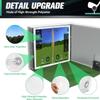 ProSeries 6.5x10ft 10x10ft 10x13ft Golf Simulator Impact Screen and Archery Backstopping Net - Ideal for Indoor/Outdoor Training and DIY Home Golf Simulator - Available in 3 Sizes (6.5x10 ft) view 4
