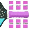Tannius Pickleball Paddle Grip Tape, 6 Pack Precut Pickleball Grips, Absorbent and Enhanced Pickleball Paddle Overgrip (6-Pack Purple) view 1