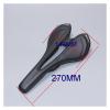 TERPON Leather Road Mountain Bike Saddle Bicycle Seat Cushions Black White Red Bicycle Parts Bicycle Saddle (Color : 3K Glossy, Size : 1) view 4