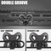 ZBULAR Devil-Horn-G2 Pressure Switch Cable Guides Decorations That Make Your AR-Look Cool Compatible with M-LOK System, Flashlight Laser Wire Management Clips Cable Clips are Used to Route and Secure view 3