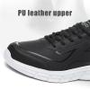 Zonkacen Men's Non Slip Fashion Comfortable Lace Up Walking Shoes for Summer Daily Working Shopping Cycling Trekking Driving Jogging Black White 6.5 Men view 3