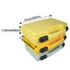 Aventik Streamer Fly Boxes Click Lock Large Streamer Flies Foam Storage Fishing Box Tackle Box Boating Fishing Boxes 14X11X3.35inch/10.43X8.27X3.15inch (SF2 Olivine B+B Foams-14X11X3.35inch) view 3