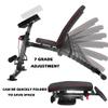 Sit Up Bench Dumbbell Bench Foldable Adjustable Dumbbell Weight Bench, Abdominal Crunch Exercise Board Utility Bench Weight Lifting, Sit Up Ab Bench Home Training Gy view 4