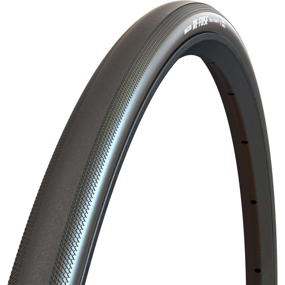 Maxxis Re-Fuse Gen 2 Single/Maxxshield Clincher Tire Black, 700X25