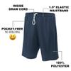 St. Edwards University Primary Logo Men's Adult Athletic Gym Shorts 7" Inseam, Navy, Small view 4