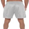 Western Oregon University Primary Logo Men's Adult Athletic Gym Shorts 7" Inseam, Silver, Large view 2