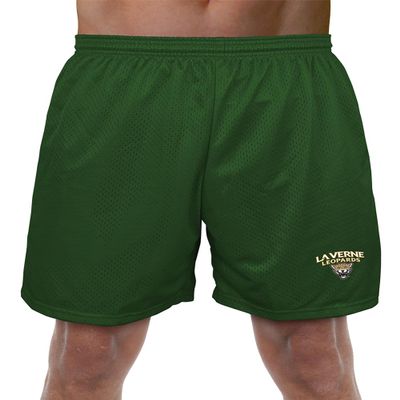 Campus Lab University of La Verne Primary Logo Men's Adult Athletic Gym Shorts 7" Inseam, Hunter Green, Small