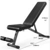 Adjustable Weight Benches,Durable Sturdy Dumbbell Fitness Stool,Folding Dumbbell Stool for Fitness Chair,Max Load 300Kg view 2