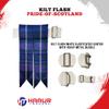 Men's Tartans Kilt Flashes with Heavy Buckle Elastic Adjusters Fit Pride Of Scotland view 2