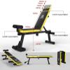 MidiLi Adjustable Weight Bench - Fitness Dumbbell Bench - Weight Lifting Sit Up Ab Bench - Dumbbell Stool Folding - For Home Gym Workout Flat/Incline/Decline view 2