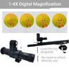 CEKOCK 850nm Cross Cursor Aiming Digital IR Night Vision Scope for Tactical Hunting with Long Distance Vision and Portable DesignRechargeable, Not Allowed to Take Photos or Videos, Black view 4