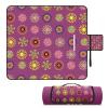 AQUNNEW Luxury Outdoor Picnic Blanket Extra-Large Waterproof Foldable Beach Mat Ideal for Picnics, Beaches and Outdoor Adventures Durable Picnic Mat Printed Image view 1