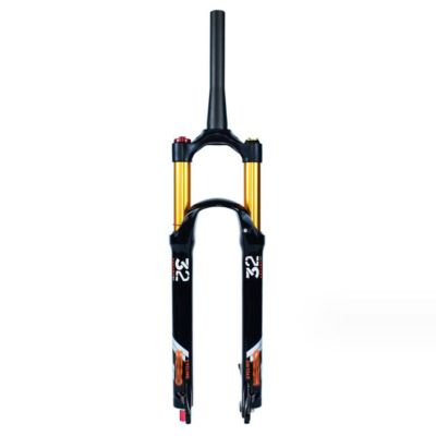 ZECHAO 26/27.5/29in Mountain Bike Suspension Fork,140mm Travel Quick Release 9mm with Rebound Adjustment Disc Brake Suspension Front Fork (Color : Tapered Manual Lock, Size : 29inch)