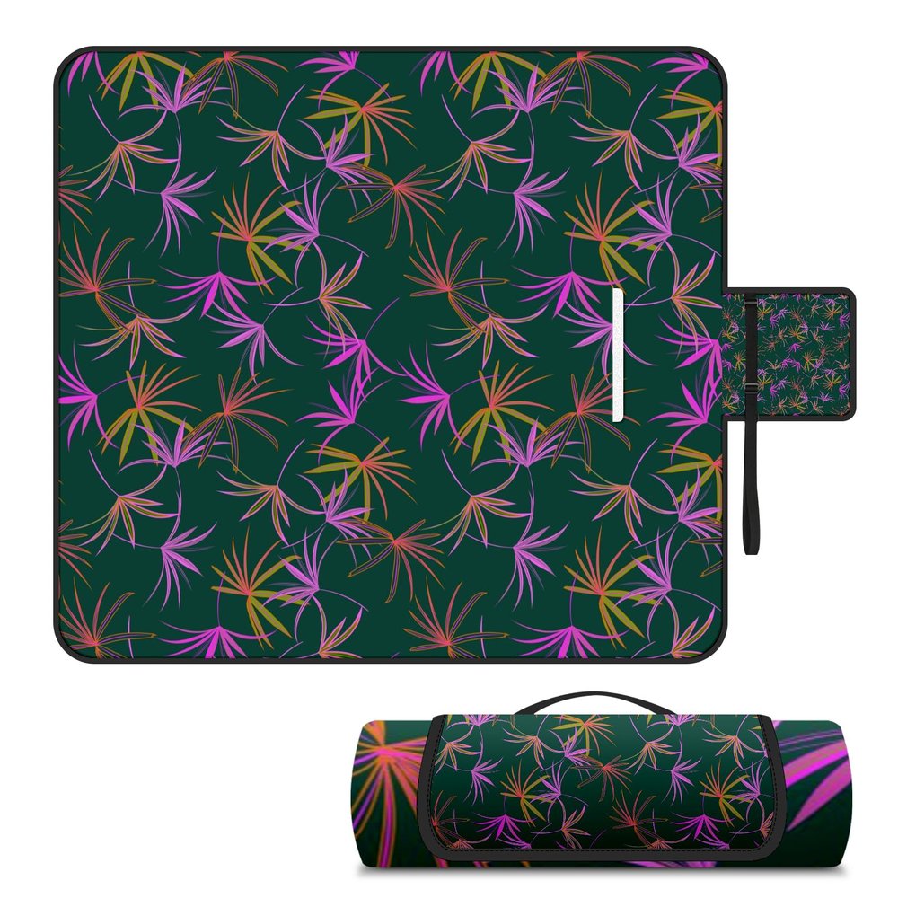 AQUNNEW Luxury Outdoor Picnic Blanket Extra-Large Waterproof Foldable Beach Mat Ideal for Picnics, Beaches and Outdoor Adventures Durable Picnic Mat Printed Images