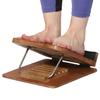 Calf Stretcher Wooden Slant Exercise Board Adjustable Incline Portable Under Desk Foot Stool (Large)