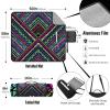 AQUNNEW Luxury Outdoor Picnic Blanket Extra-Large Waterproof Foldable Beach Mat Ideal for Picnics, Beaches and Outdoor Adventures Durable Picnic Mat Bohemian Wind view 3
