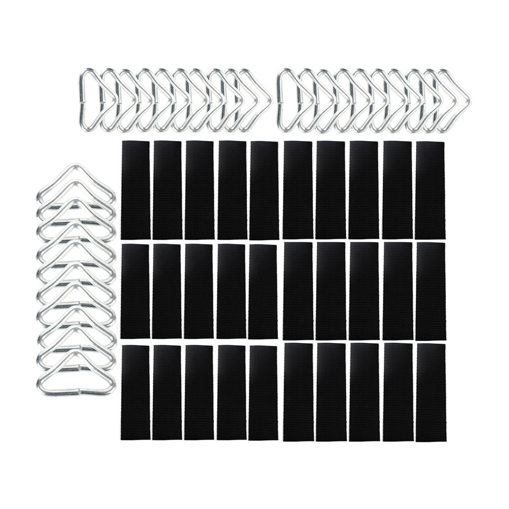 BEITESI Trampoline Accessories Trampoline Triangle Buckle Trampoline Triangle Rings Replacement Trampoline Triangle Ring(30 Pieces)