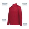 Augusta Sportswear Pursuit 1/2 Zip Pullover Scarlet L view 4