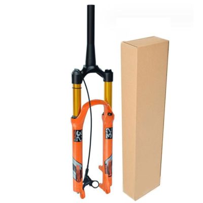 ZECHAO Disc Brake 29 27.5 26er Mountain Bike Suspension Front Forks,Aluminum Alloy 1-1/8" Quick Release 9mm Fork Manual/Crown Lockout (Color : Tapered Remote Lock, Size : 26inch)